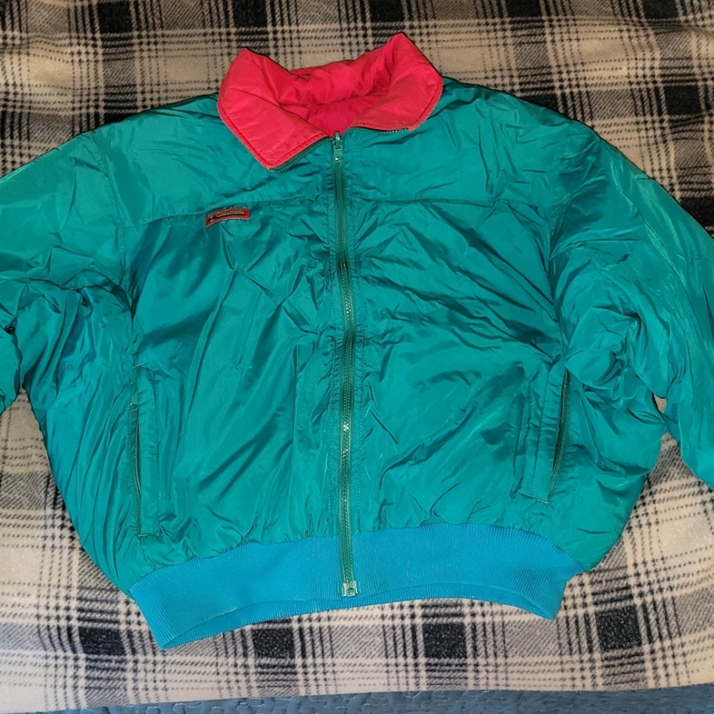 90s Columbia Radial Sleeve Men's Medium Reversible Jacket